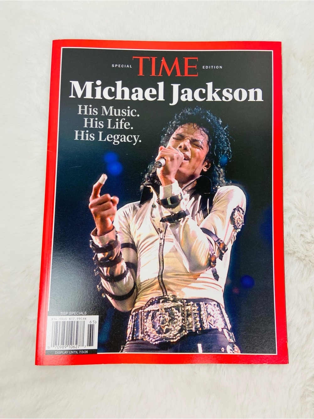 Time Magazine special edition Michael Jackson his music. His life. His legacy.